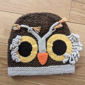 Owl winter hat
